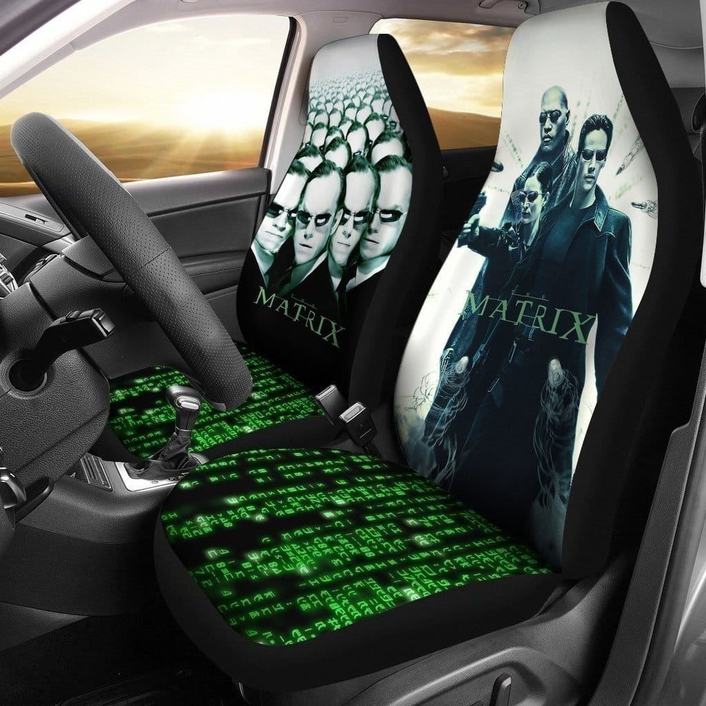 The Matrix Two Sides For Fan Gift Sku 3052 Car Seat Covers