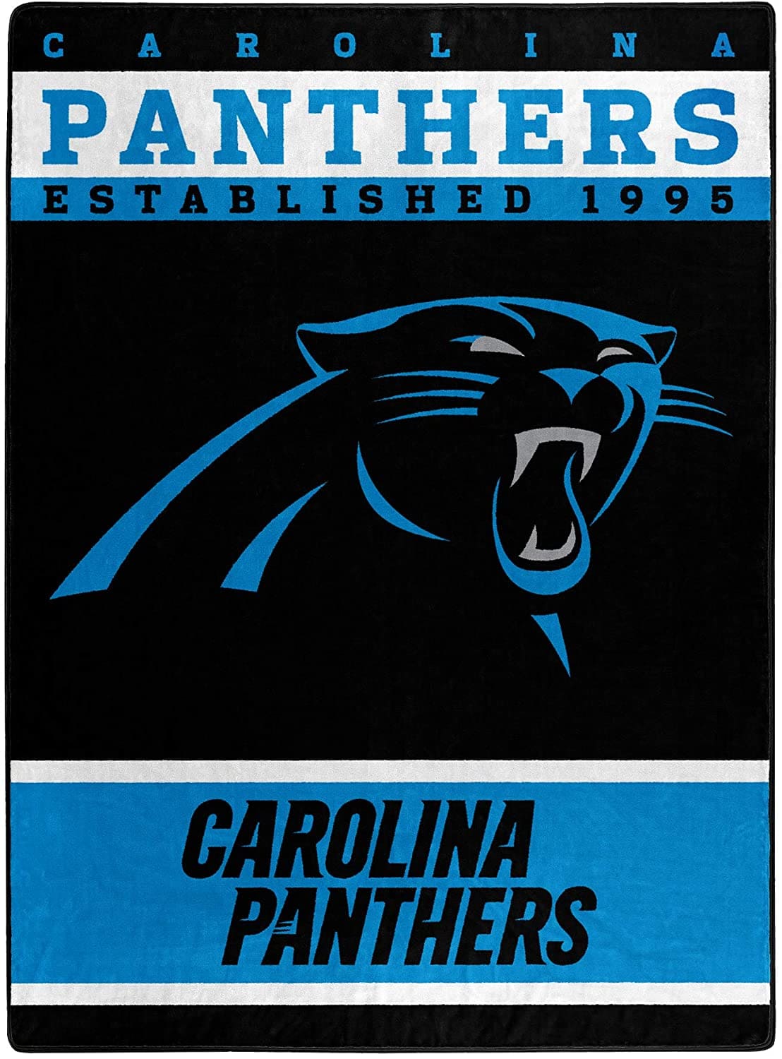 The Officially Licensed Nfl Throw Carolina Panthers Fleece Blanket