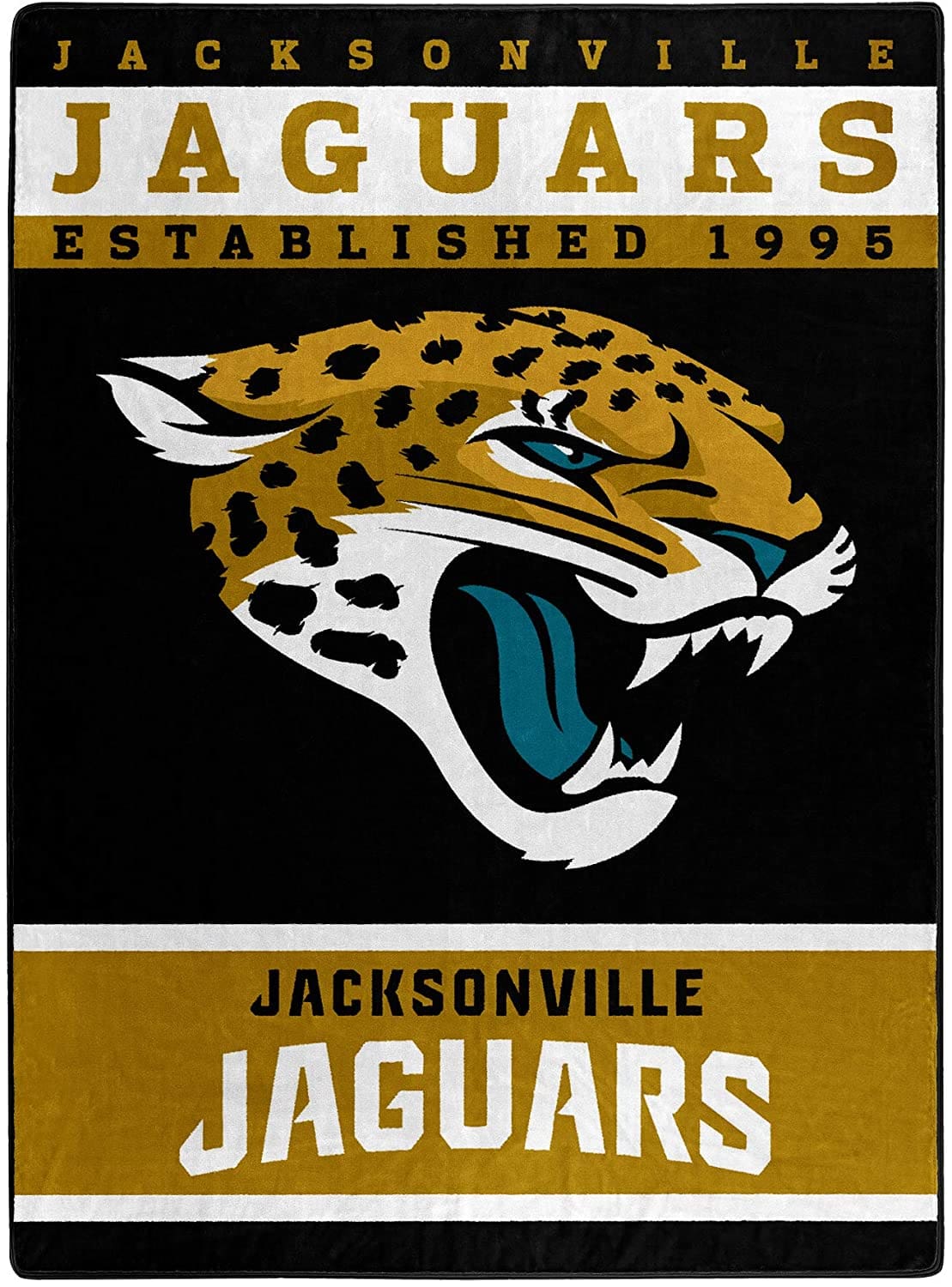 The Officially Licensed Nfl Throw Jacksonville Jaguars Fleece Blanket