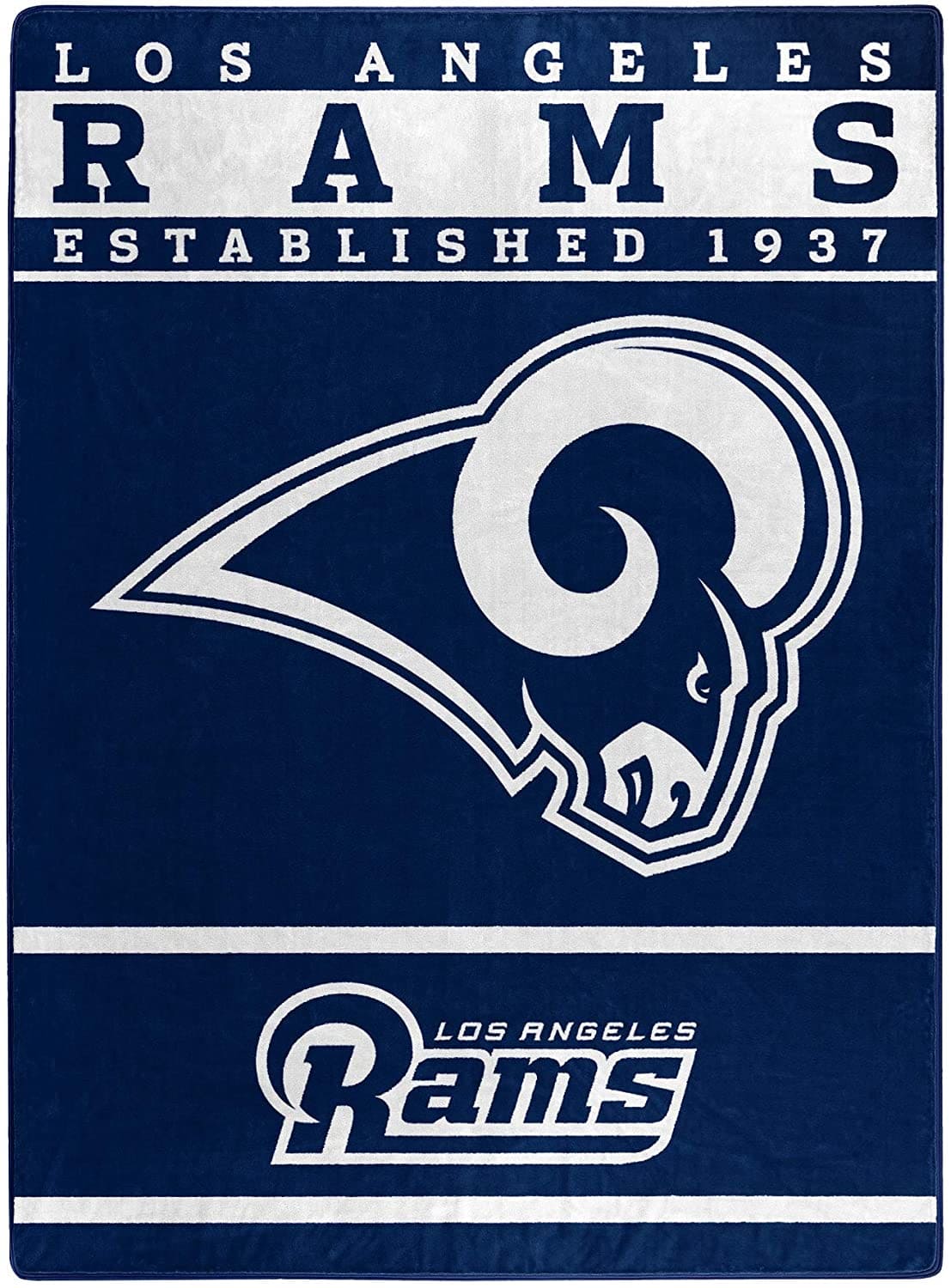 The Officially Licensed Nfl Throw Los Angeles Rams Fleece Blanket