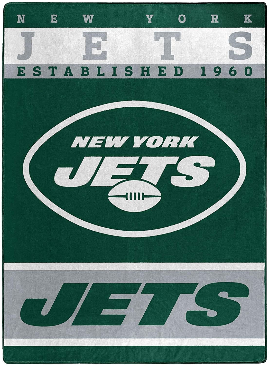 The Officially Licensed Nfl Throw New York Jets Fleece Blanket