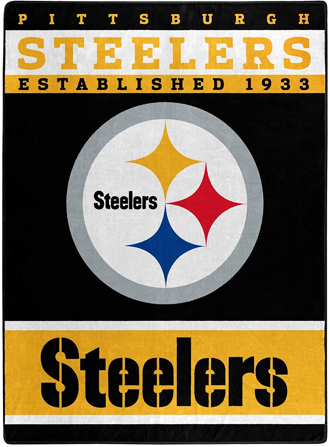 The Officially Licensed Nfl Throw Pittsburgh Steelers Fleece Blanket