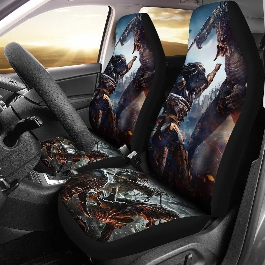 The Predator Movie Fight For Fan Gift Sku 1641 Car Seat Covers