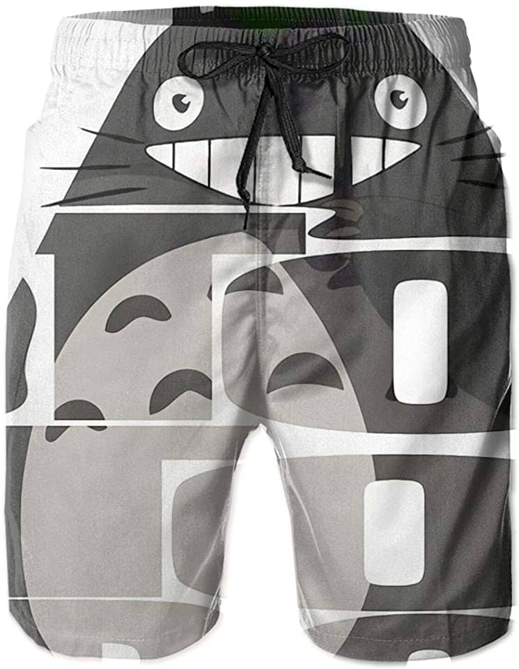 Totoro Swim Trunks Anime Printed Quick Dry Sku 185 Shorts