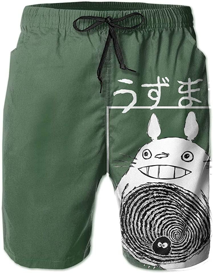 Totoro Swim Trunks Anime Printed Quick Dry Sku 99 Shorts