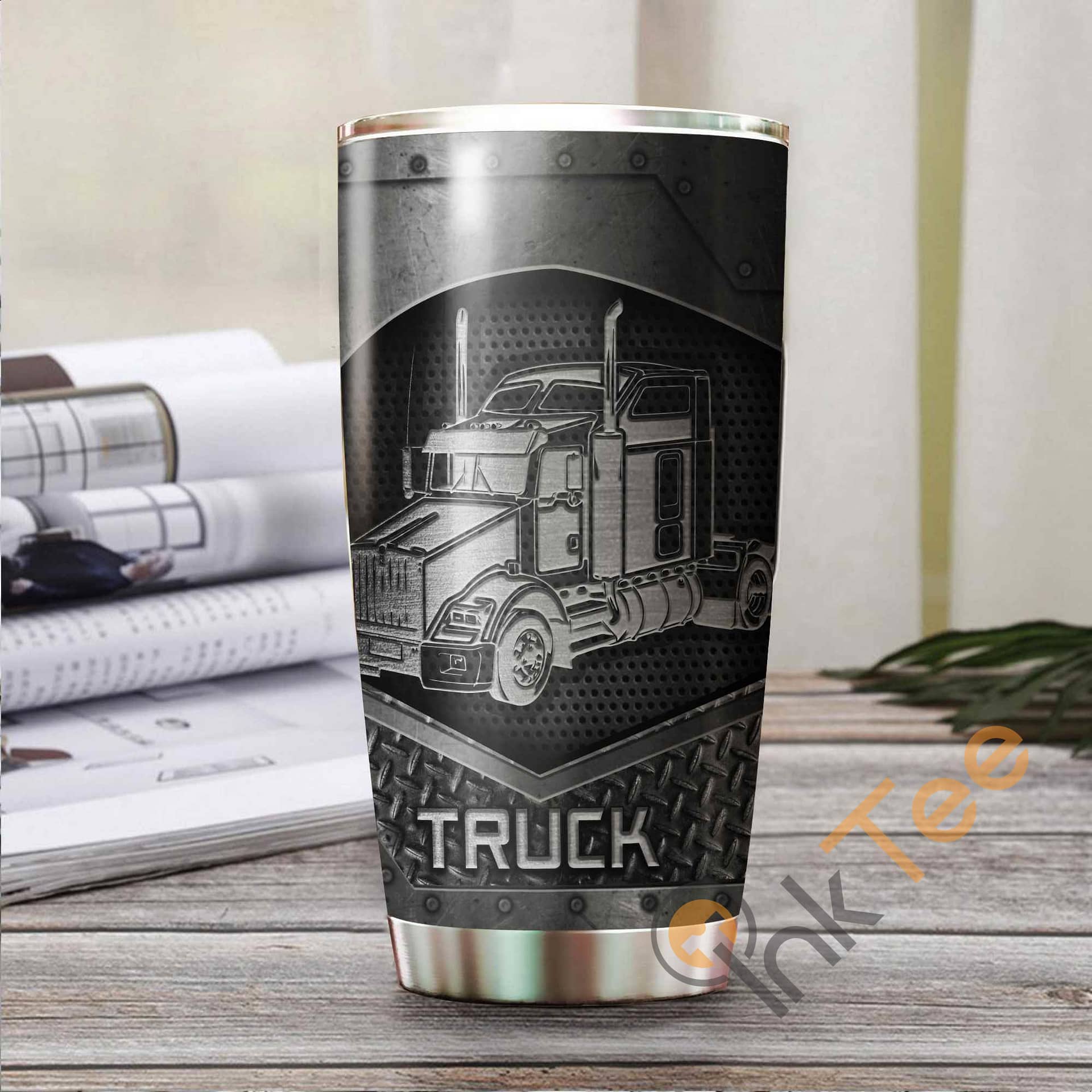 Truck Metal Stainless Steel Tumbler