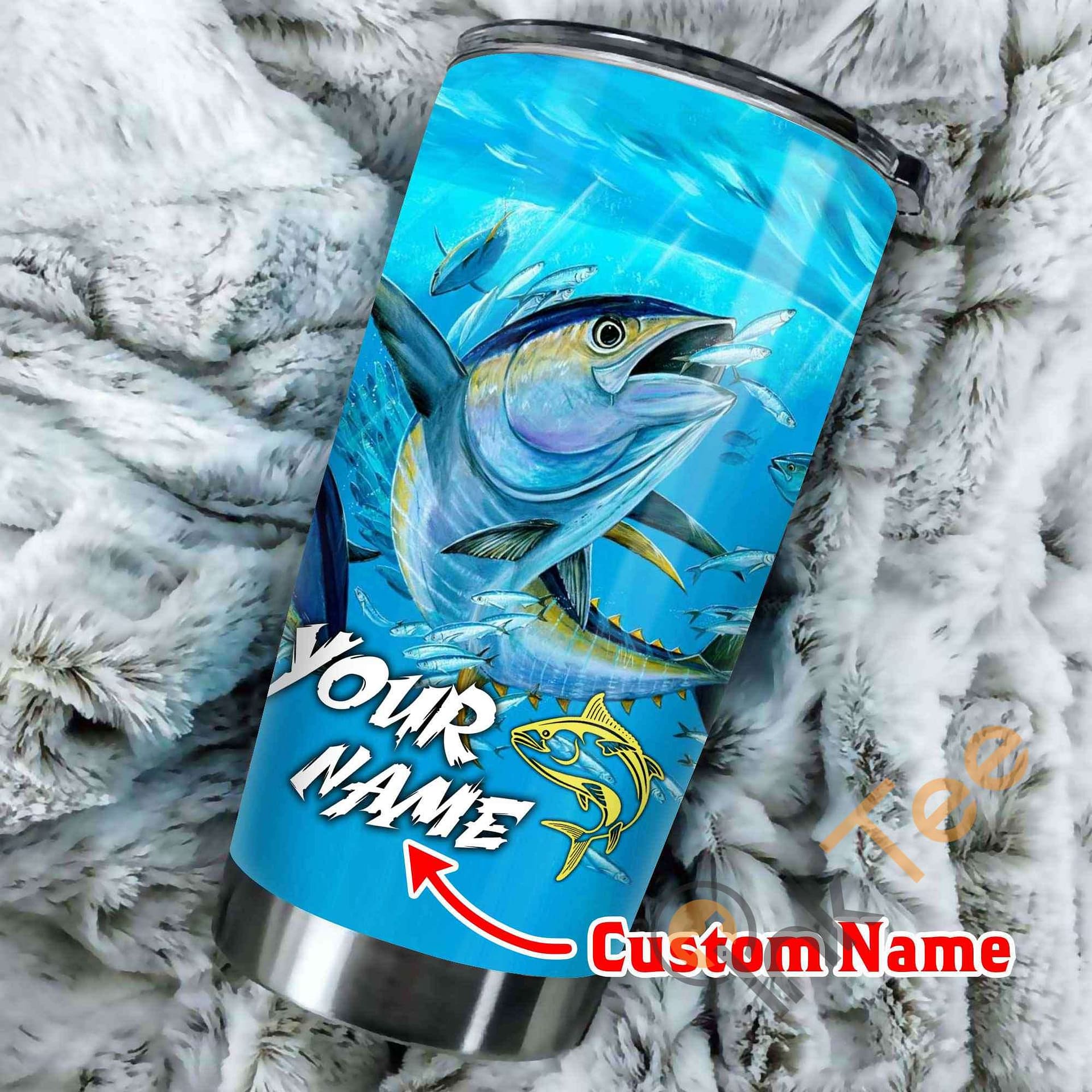 Tuna Fishing Stainless Steel Tumbler