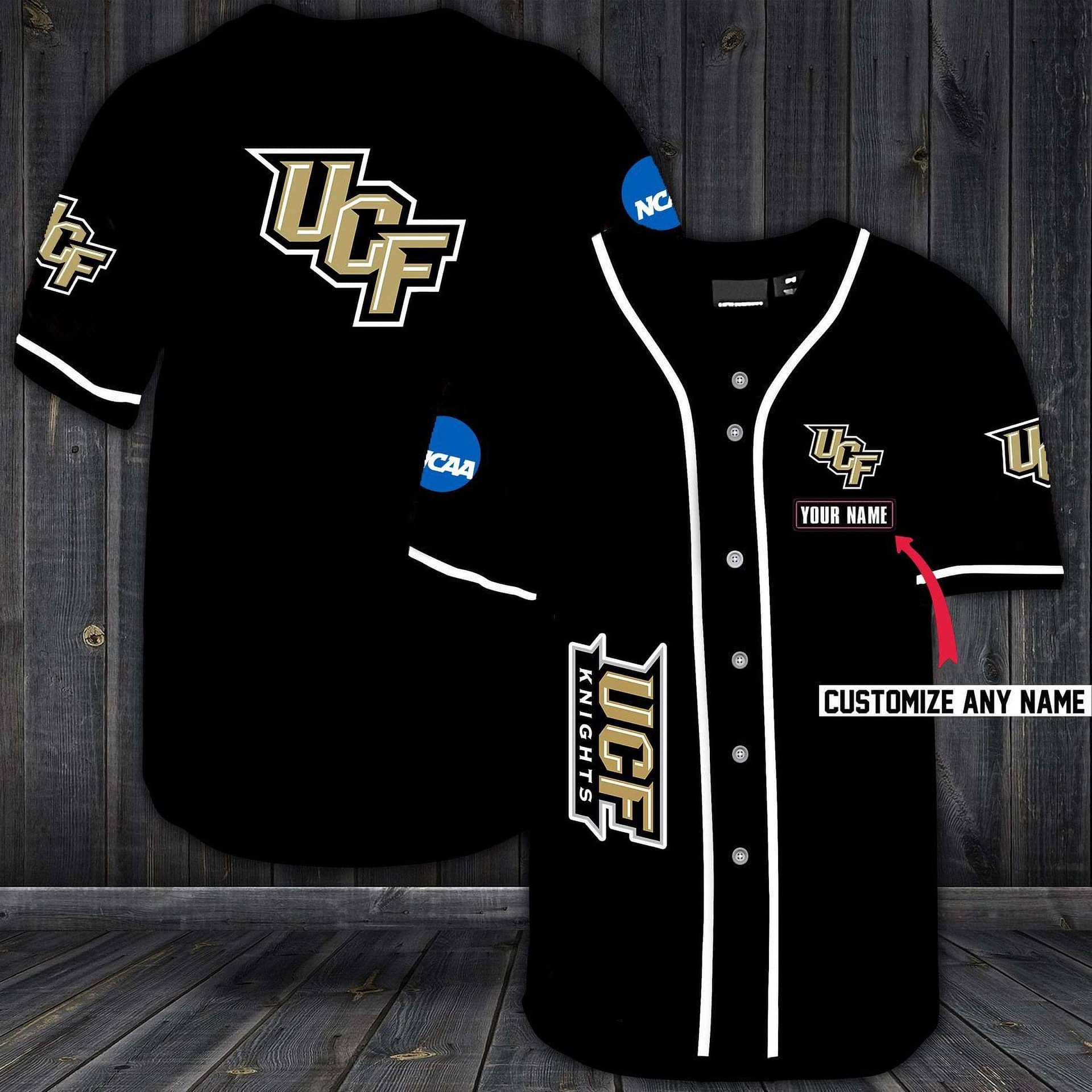 Ucf Knights Personalized Custom Name For You Baseball Jersey