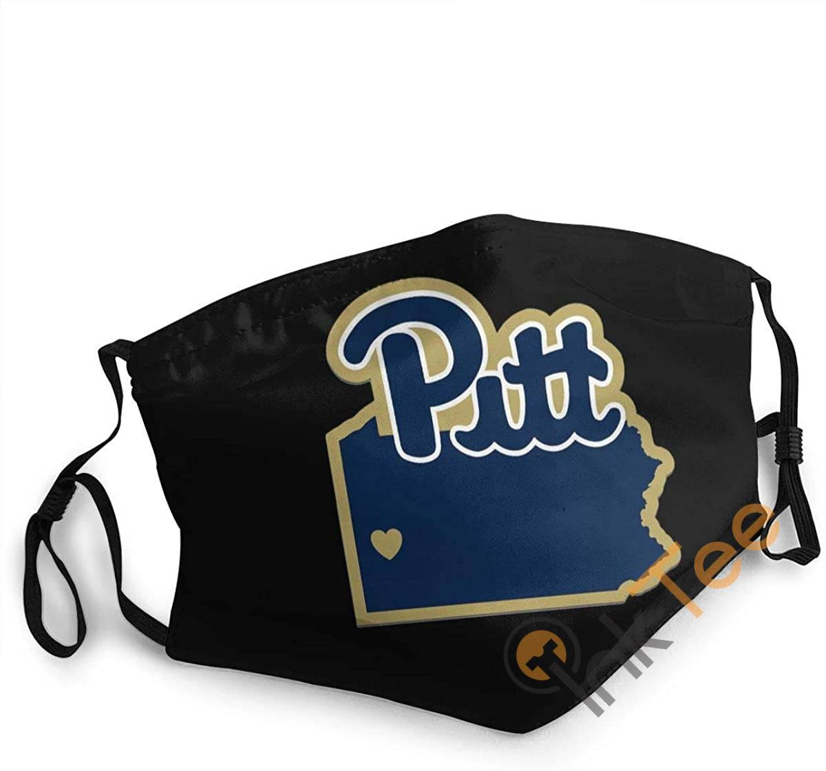 University Football Or Basketball Pittsburgh Panthers Fans Unisex Reusable Sku 24 Face Mask