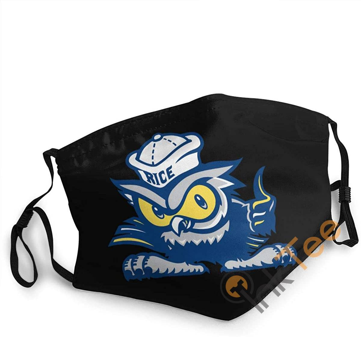 University Football Or Basketball Rice Owls Fans Unisex Reusable Sku 30 Face Mask