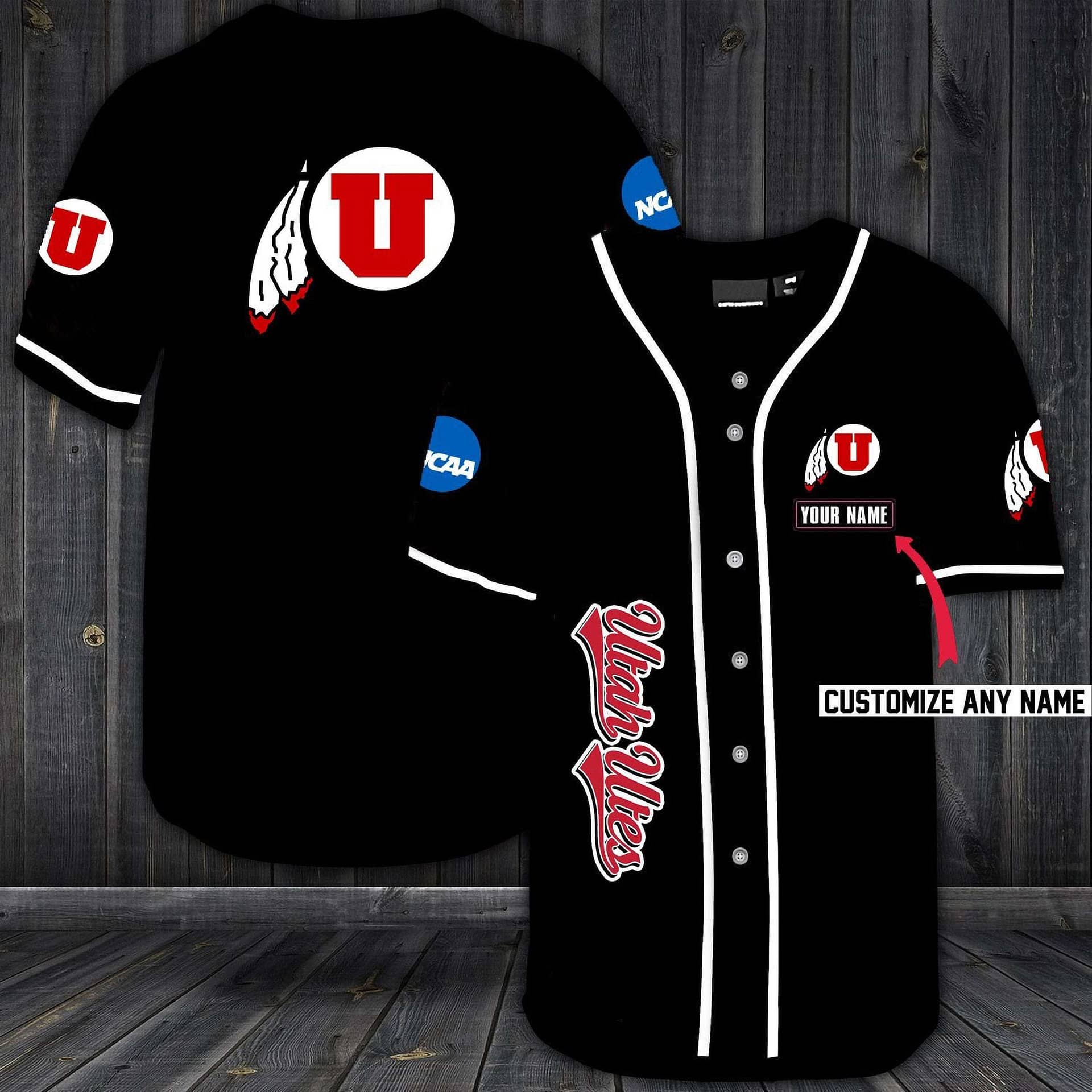 Utah Utes Personalized Custom Name For You Baseball Jersey