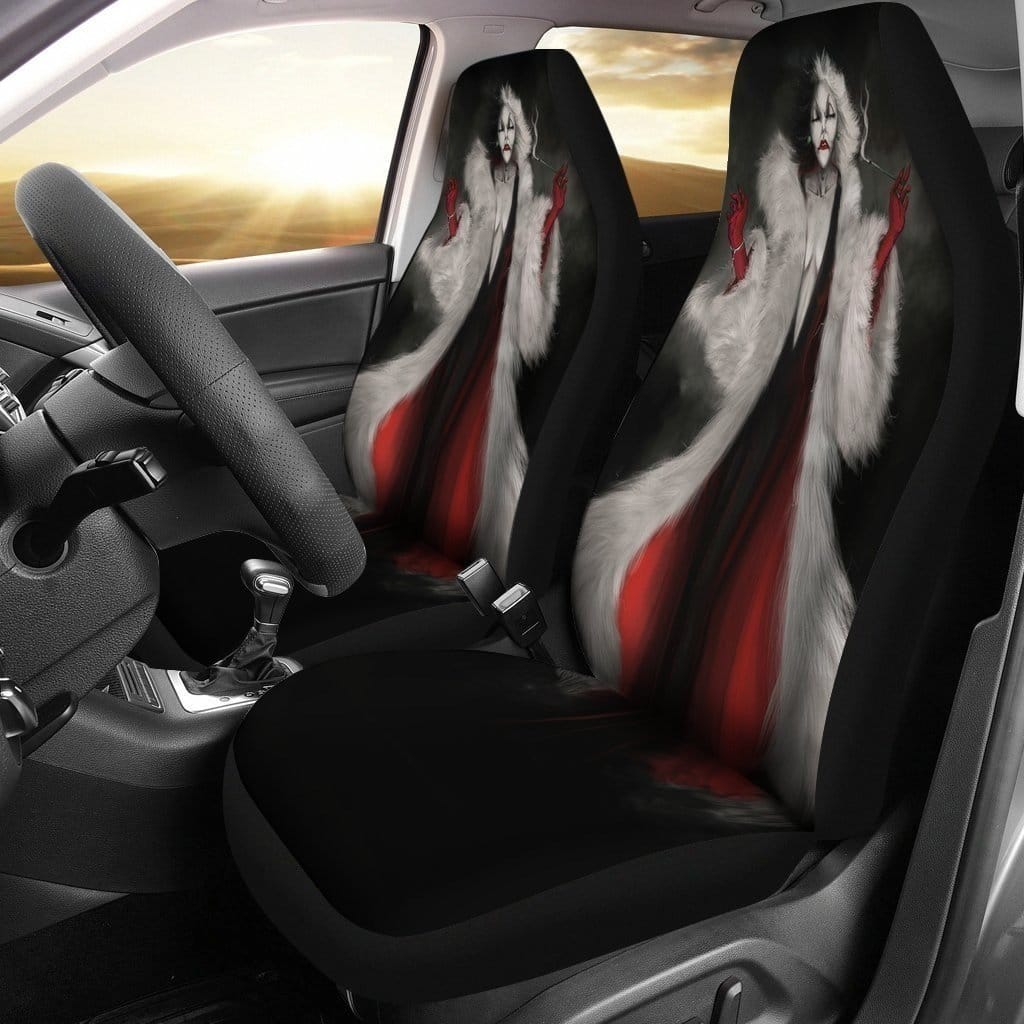 Villain Cruella De Vil For Fan Gift Sku 2202 Car Seat Covers
