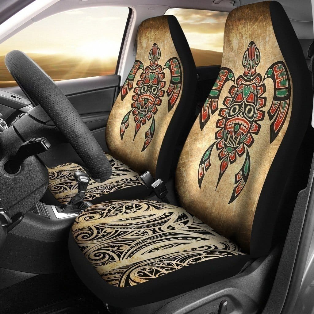 Vintage Turtle For Fan Gift Sku 1557 Car Seat Covers