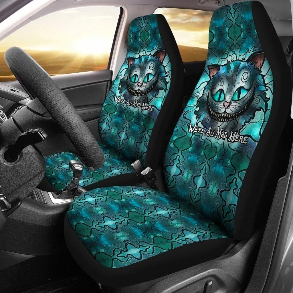We're All Mad Here Cheshire For Fan Gift Sku 1605 Car Seat Covers