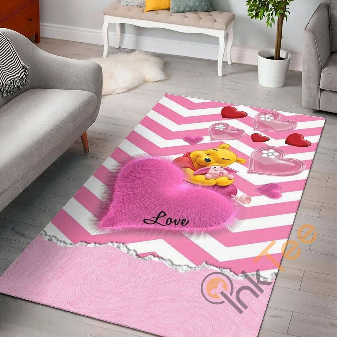 Winnie The Pooh Disney Movies Bedroom Lover Floor Decor Gift For Rug