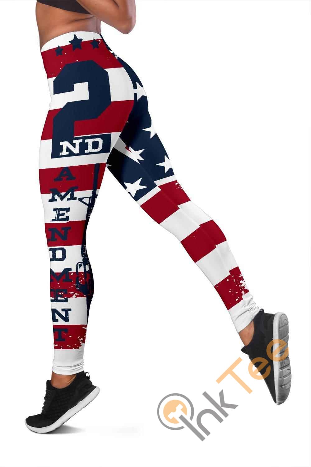 Inktee Store - 2Nd Amendment 3D All Over Print For Yoga Fitness Women'S Leggings Image