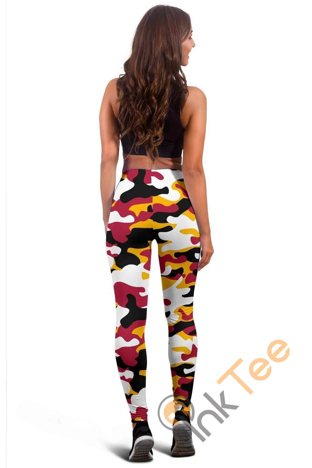 Inktee Store - Arizona Cardinals Inspired Tru Camo 3D All Over Print For Yoga Fitness Fashion Women'S Leggings Image