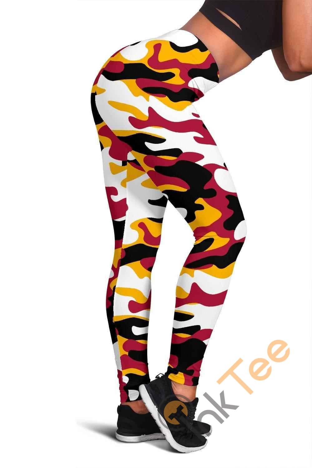 Inktee Store - Arizona Cardinals Inspired Tru Camo 3D All Over Print For Yoga Fitness Fashion Women'S Leggings Image