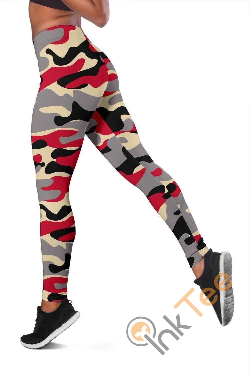 Inktee Store - Arizona Diamondbacks Inspired Tru Camo 3D All Over Print For Yoga Fitness Fashion Women'S Leggings Image