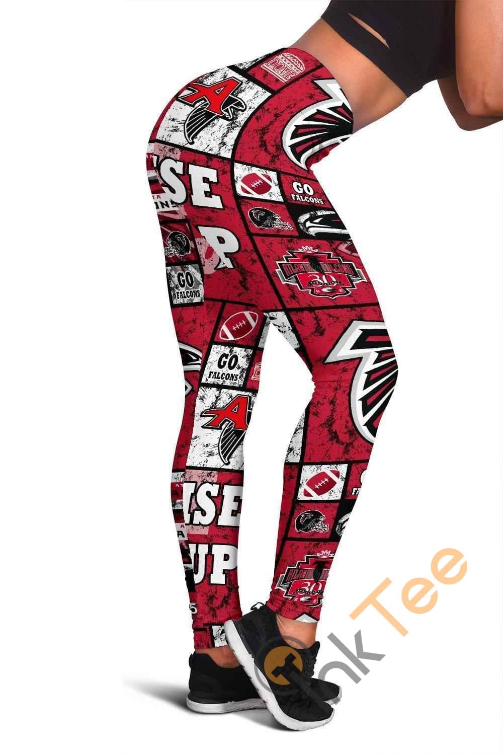Inktee Store - Atlanta Falcons 3D All Over Print For Yoga Fitness Women'S Leggings Image