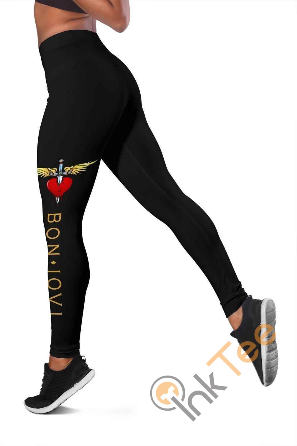 Inktee Store - Bon Jovi 3D All Over Print For Yoga Fitness Women'S Leggings Image