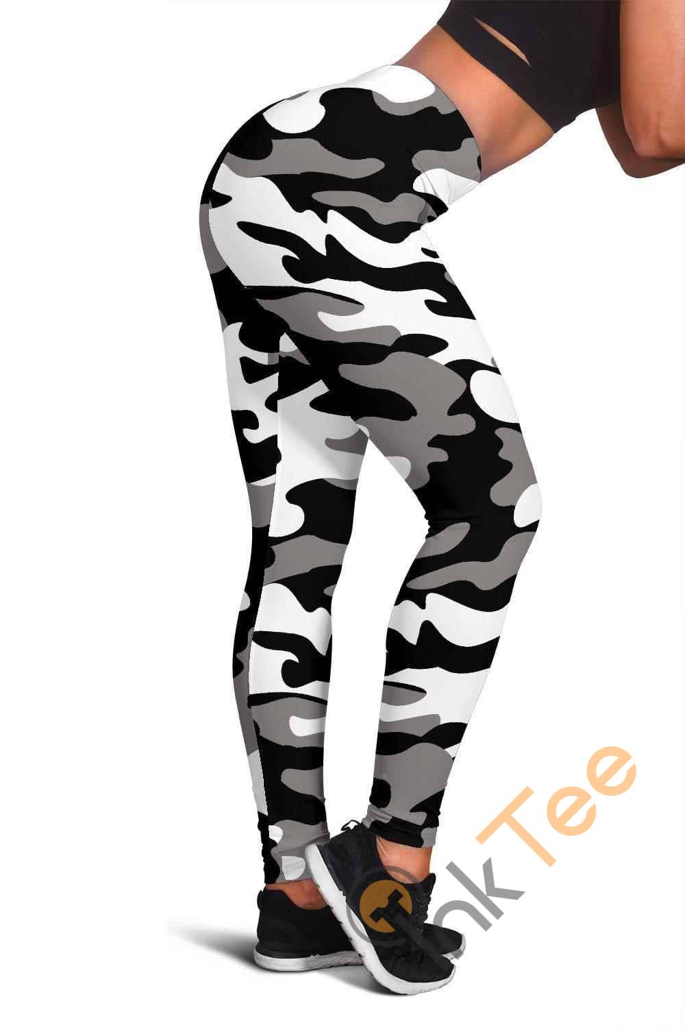 Inktee Store - Chicago White Sox Inspired Tru Camo 3D All Over Print For Yoga Fitness Fashion Women'S Leggings Image