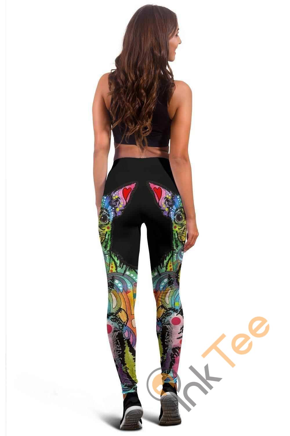 Inktee Store - Chihuahua 3D All Over Print For Yoga Fitness Women'S Leggings Image