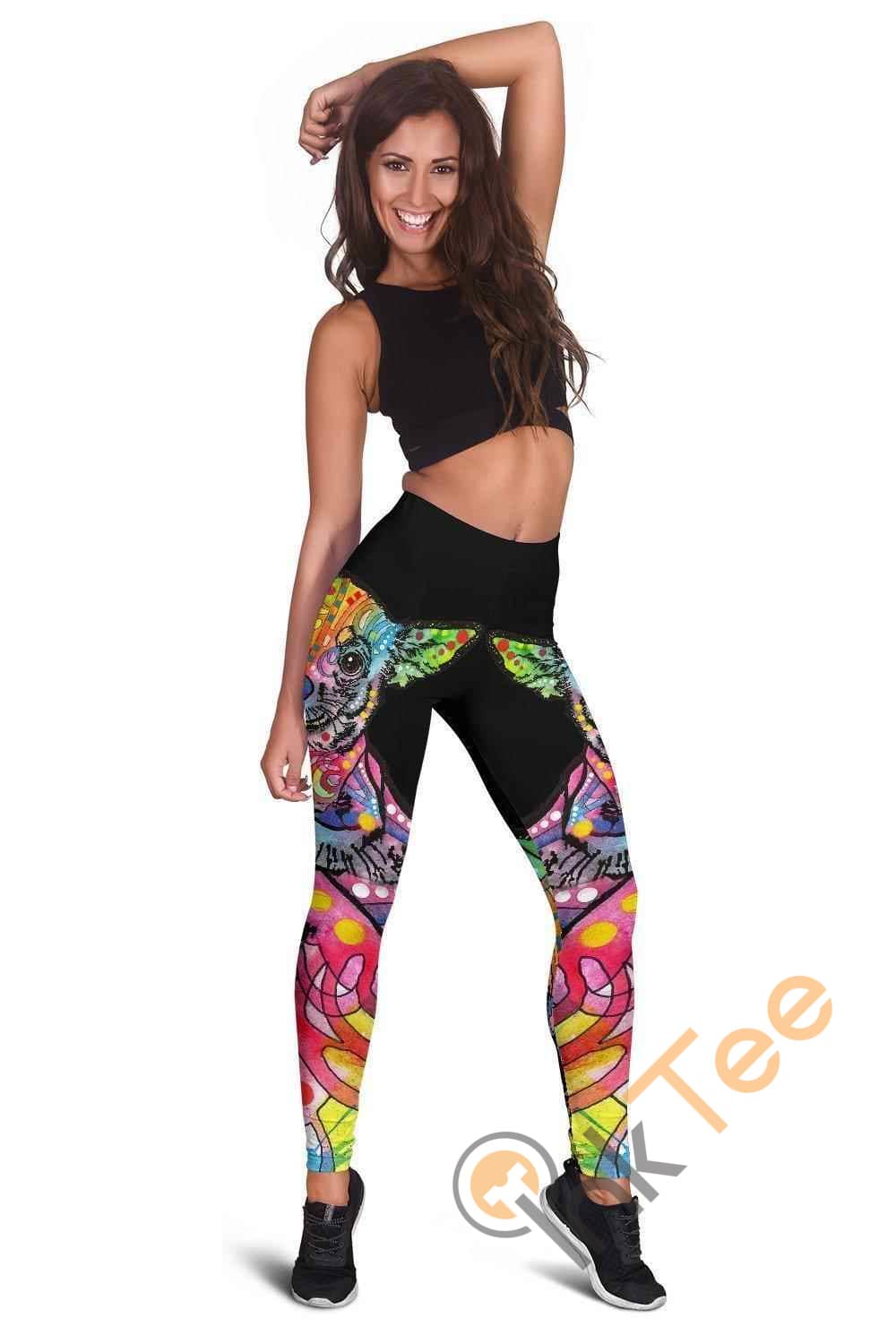 Inktee Store - Chihuahua 3D All Over Print For Yoga Fitness Women'S Leggings Image