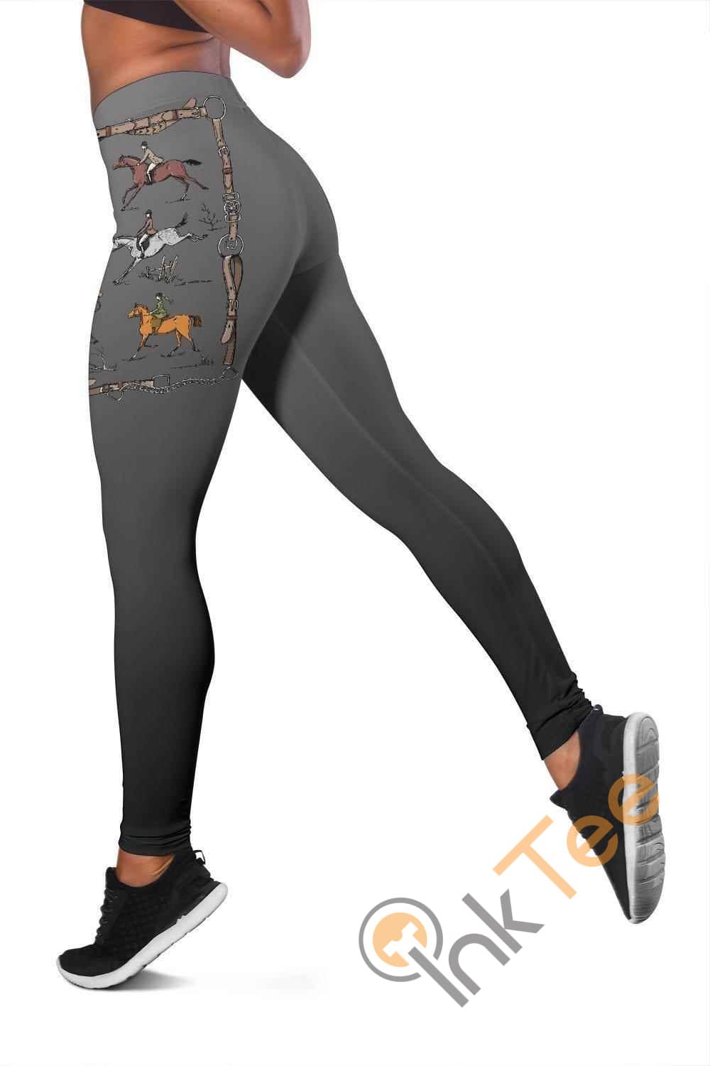 Inktee Store - Eventing Horse 3D All Over Print For Yoga Fitness Women'S Leggings Image