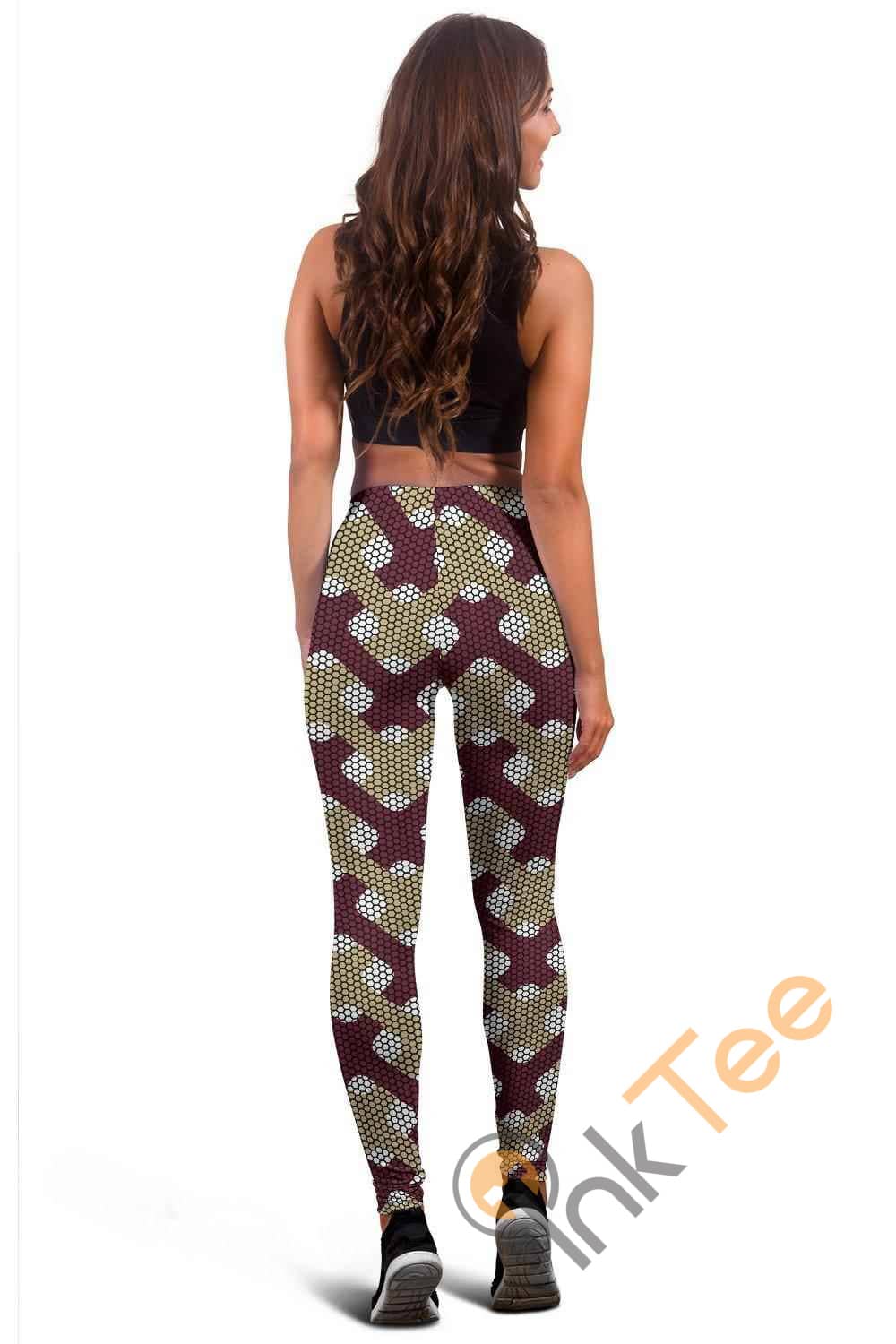 Inktee Store - Florida State Seminoles Inspired Liberty Gold 3D All Over Print For Yoga Fitness Fashion Women'S Leggings Image
