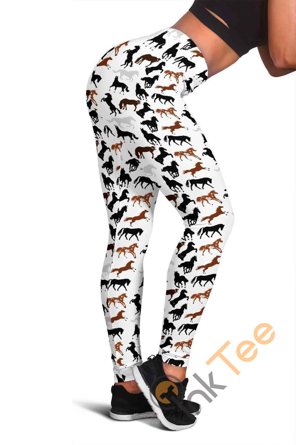 Inktee Store - Horse 3D All Over Print For Yoga Fitness Women'S Leggings Image