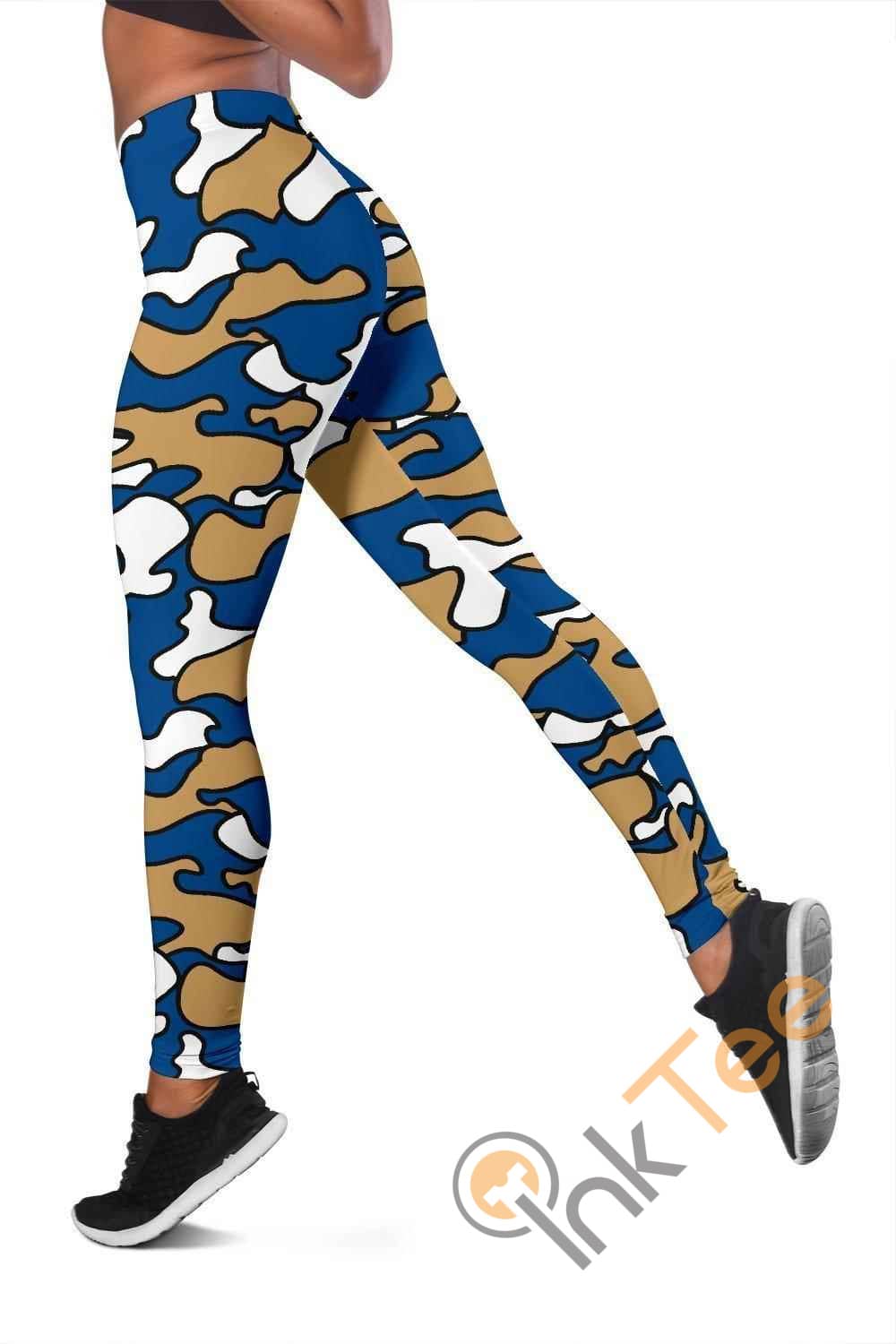 Inktee Store - Kansas City Royals Inspired Tru Camo 3D All Over Print For Yoga Fitness Fashion Women'S Leggings Image