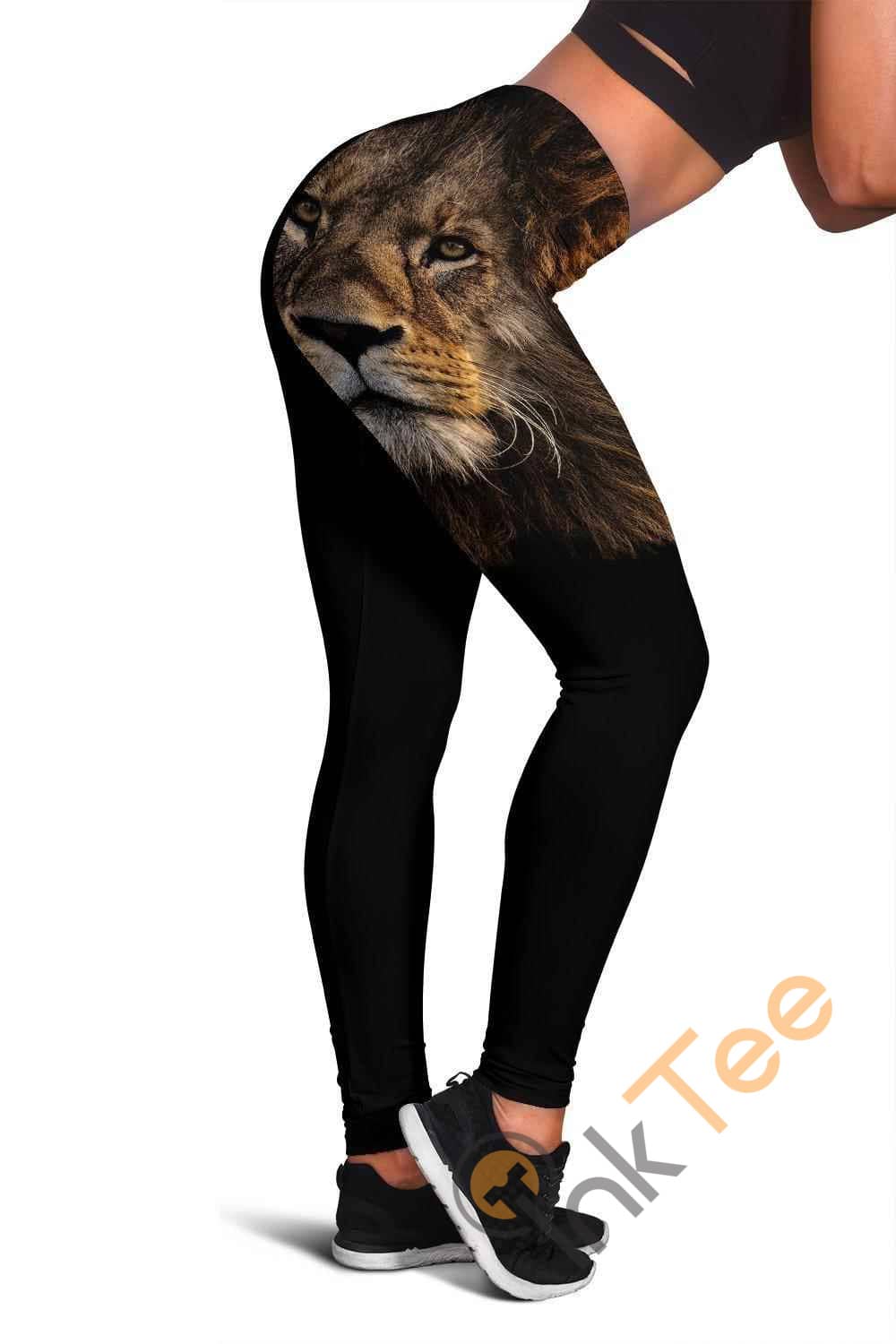 Inktee Store - Lion Legs 3D All Over Print For Yoga Fitness Women'S Leggings Image