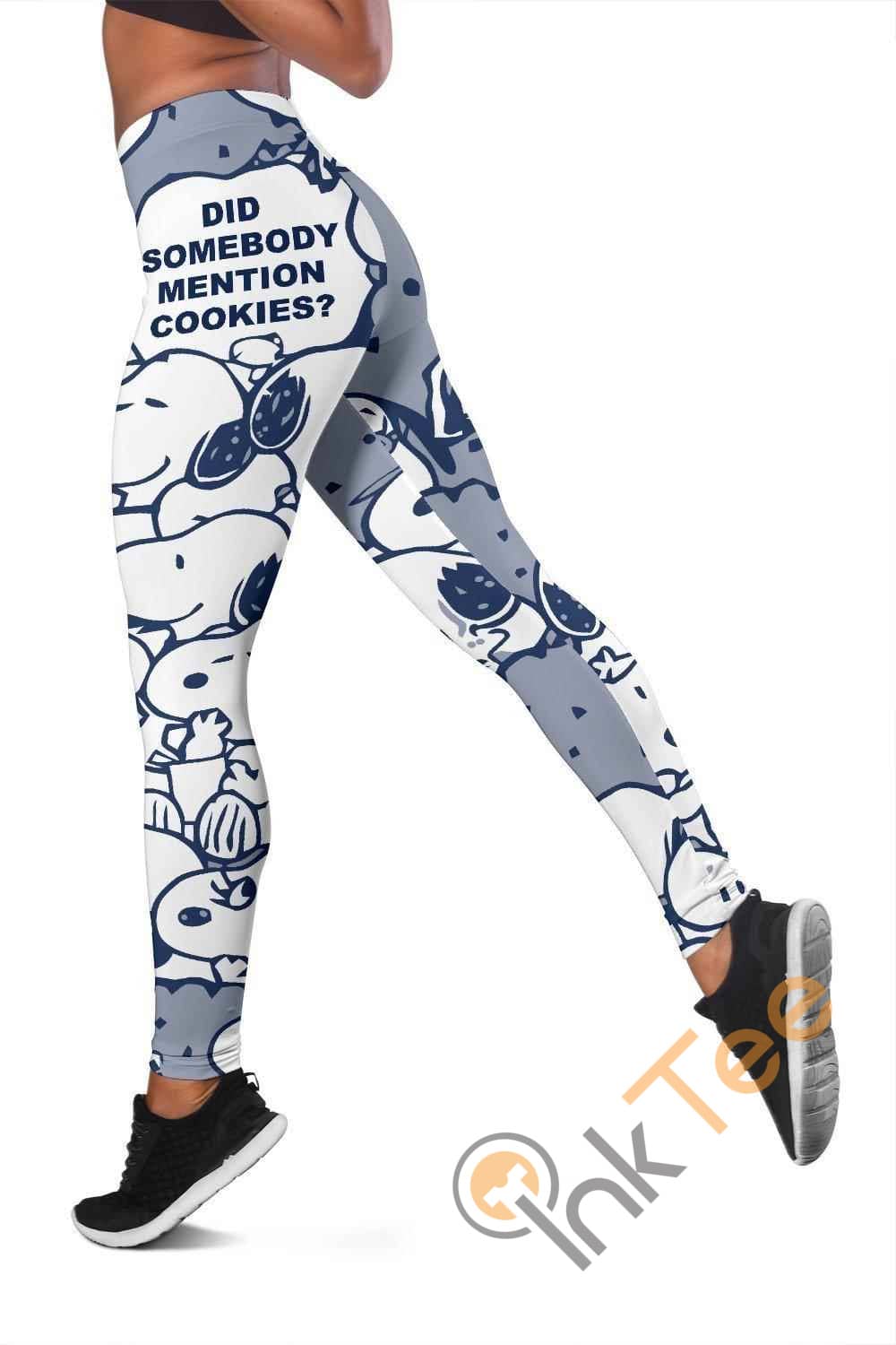Inktee Store - Navy - Snoopy - 3D All Over Print For Yoga Fitness Women'S Leggings Image