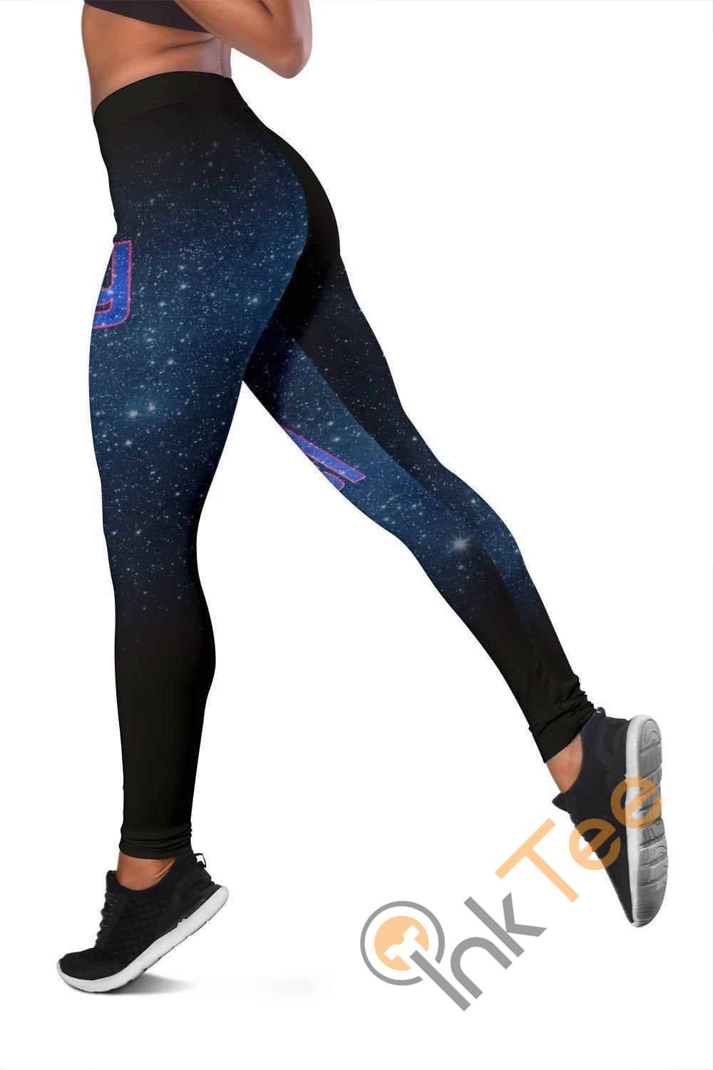 Inktee Store - New York Giants 3D All Over Print For Yoga Fitness Women'S Leggings Image