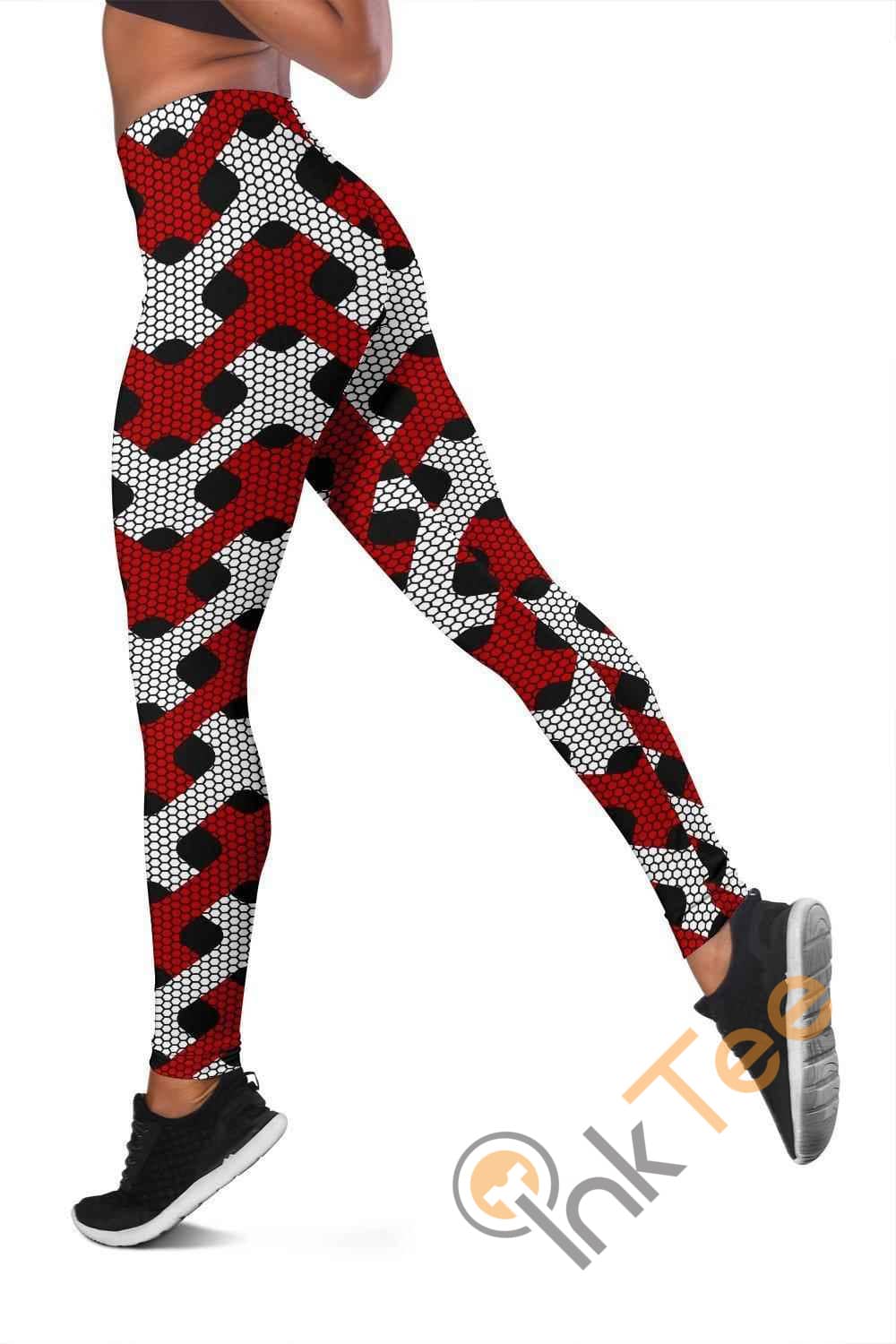 Inktee Store - North Carolina State Wolfpack Inspired Liberty Green 3D All Over Print For Yoga Fitness Fashion Women'S Leggings Image