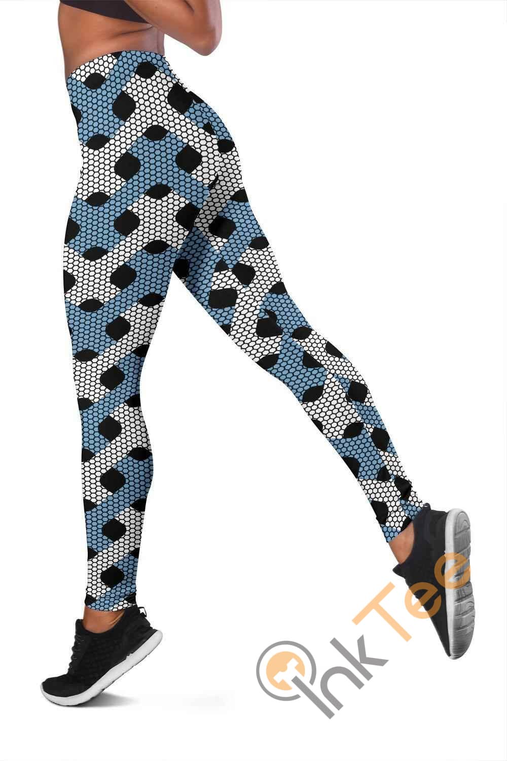 Inktee Store - North Carolina Tar Heels Inspired Liberty Green 3D All Over Print For Yoga Fitness Fashion Women'S Leggings Image
