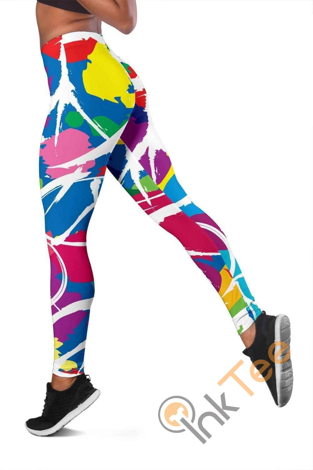 Inktee Store - Peace Women'S 3D All Over Print For Yoga Fitness Women'S Leggings Image