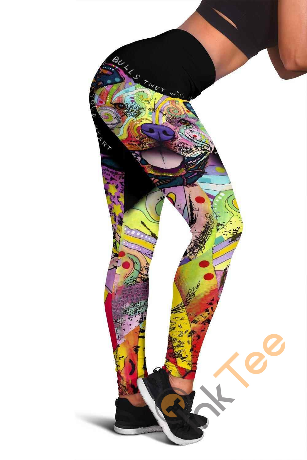 Inktee Store - Pit Bull 3D All Over Print For Yoga Fitness Women'S Leggings Image