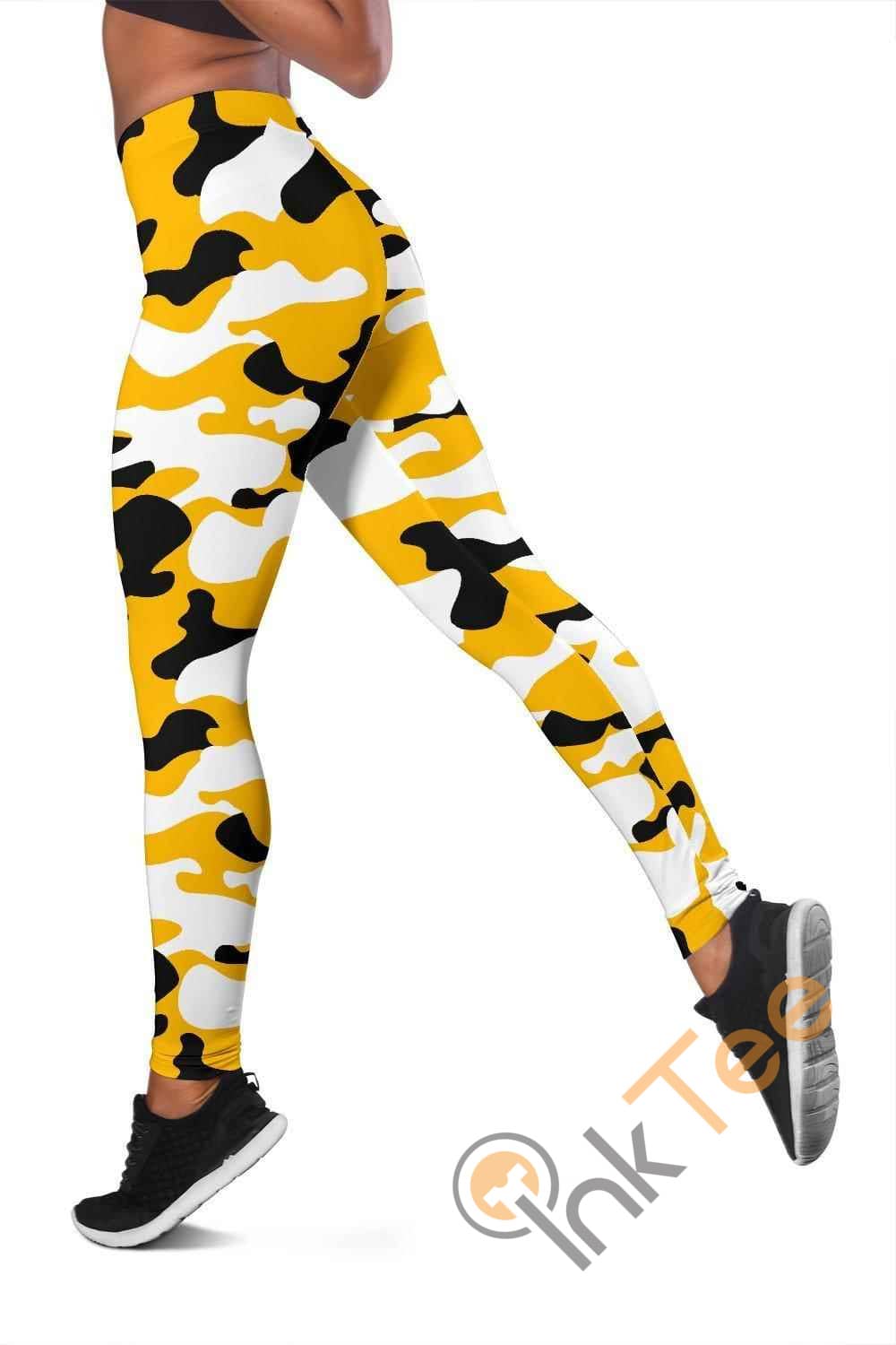 Inktee Store - Pittsburgh Steelers Inspired Tru Camo 3D All Over Print For Yoga Fitness Fashion Women'S Leggings Image