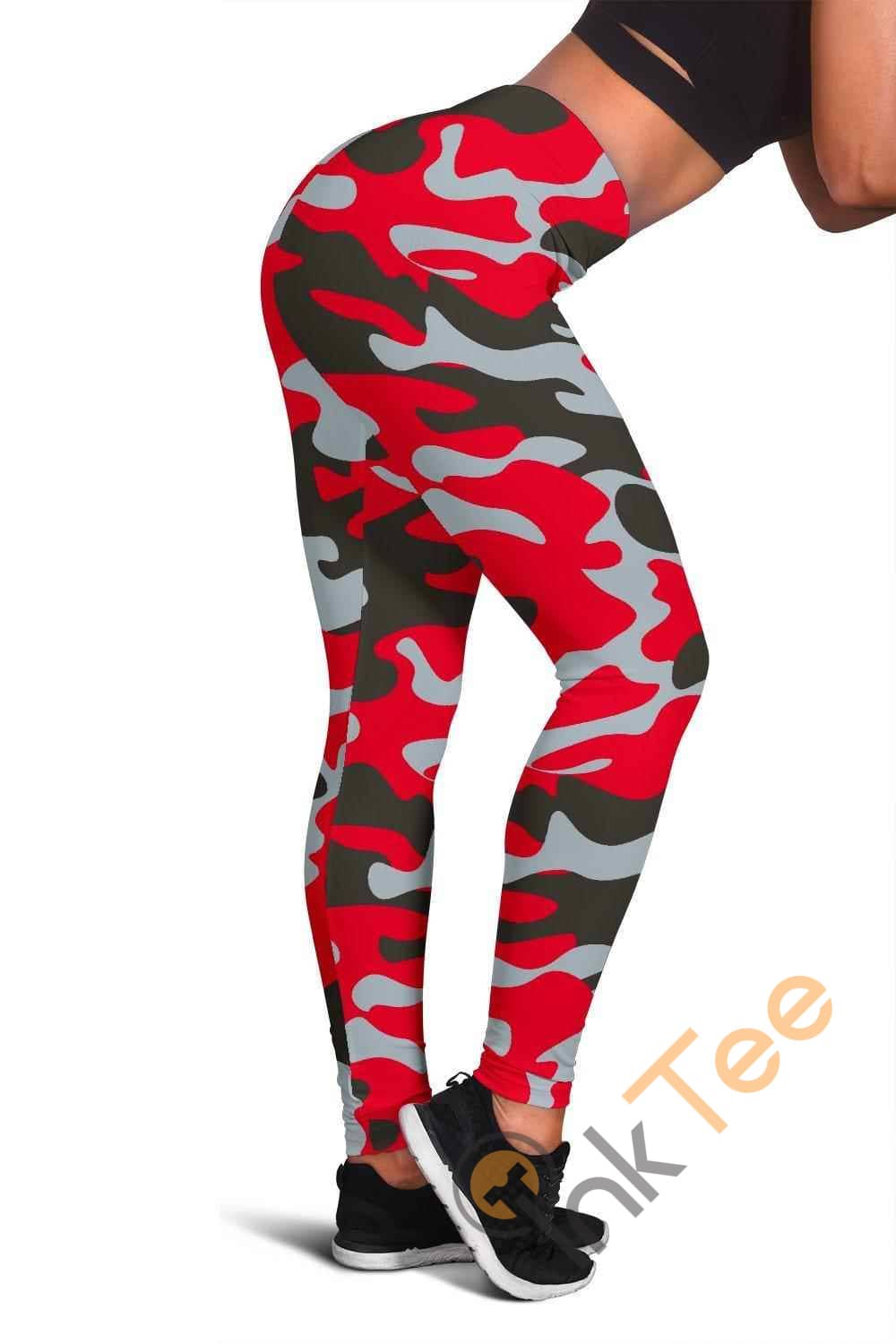 Inktee Store - Tampa Bay Buccaneers Inspired Tru Camo 3D All Over Print For Yoga Fitness Fashion Women'S Leggings Image