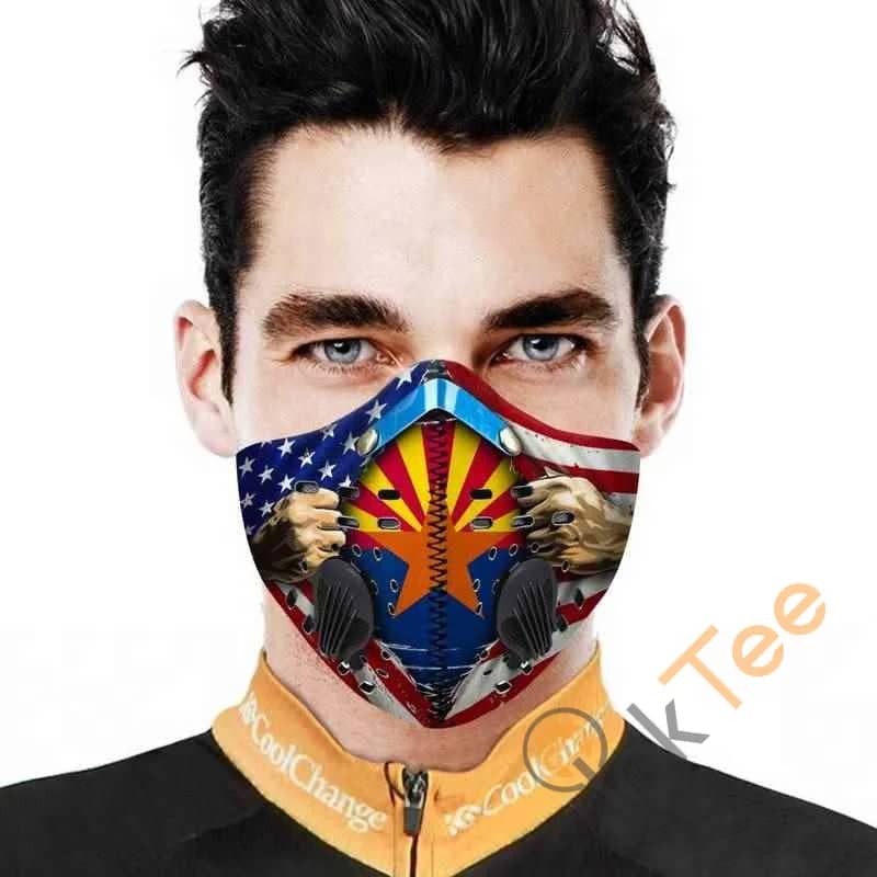 Arizona Filter Activated Carbon Pm 2.5 Fm Face Mask