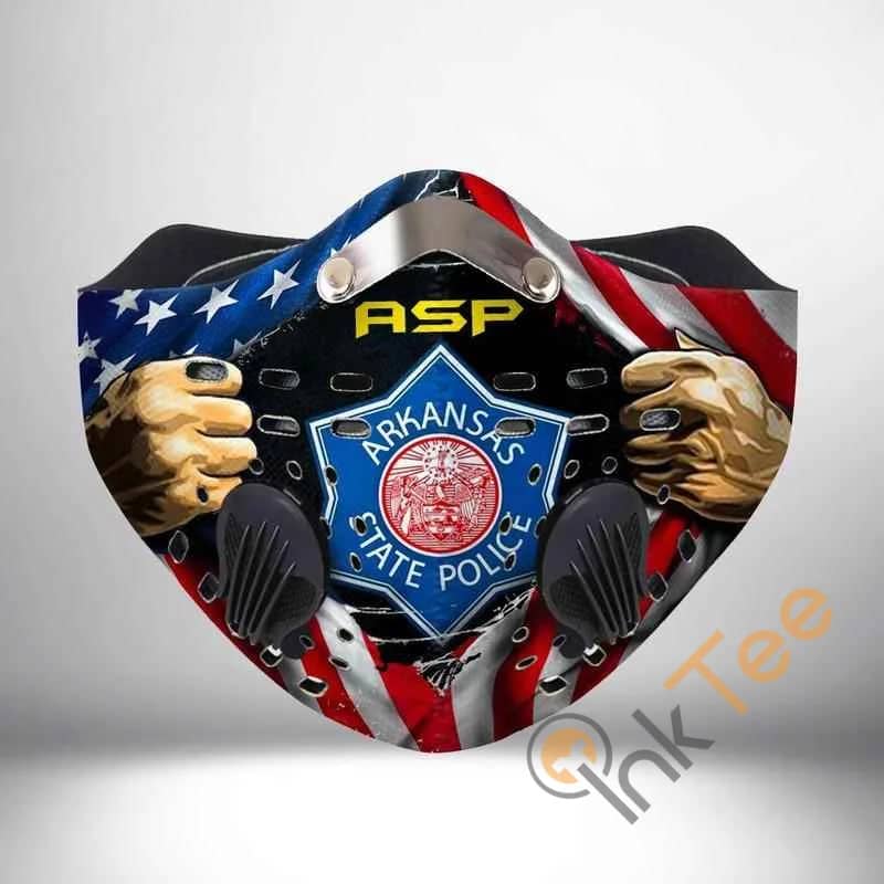 Arkansas State Police Filter Activated Carbon Pm 2.5 Fm Face Mask