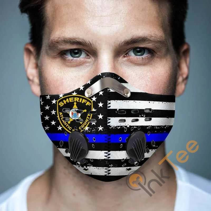 Atlantic County Sheriff's Office Filter Activated Carbon Pm 2.5 Fm Face Mask