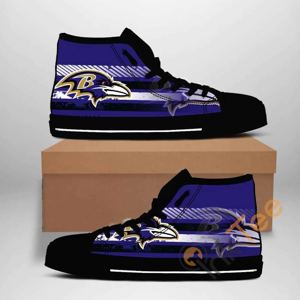 Baltimore Ravens Nfl Football Amazon Best Seller Sku 1277 High Top Shoes
