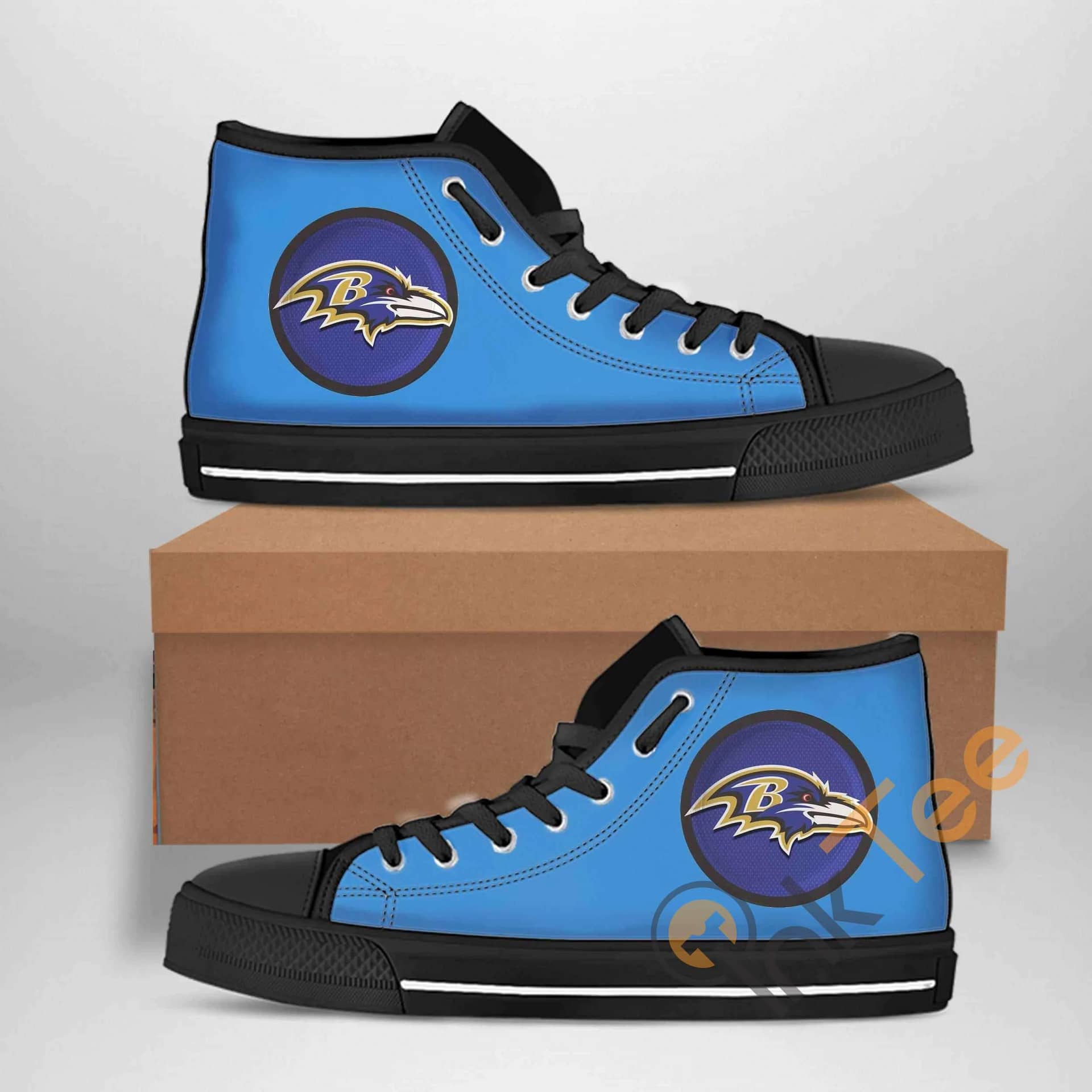 Baltimore Ravens Nfl Football Amazon Best Seller Sku 1279 High Top Shoes
