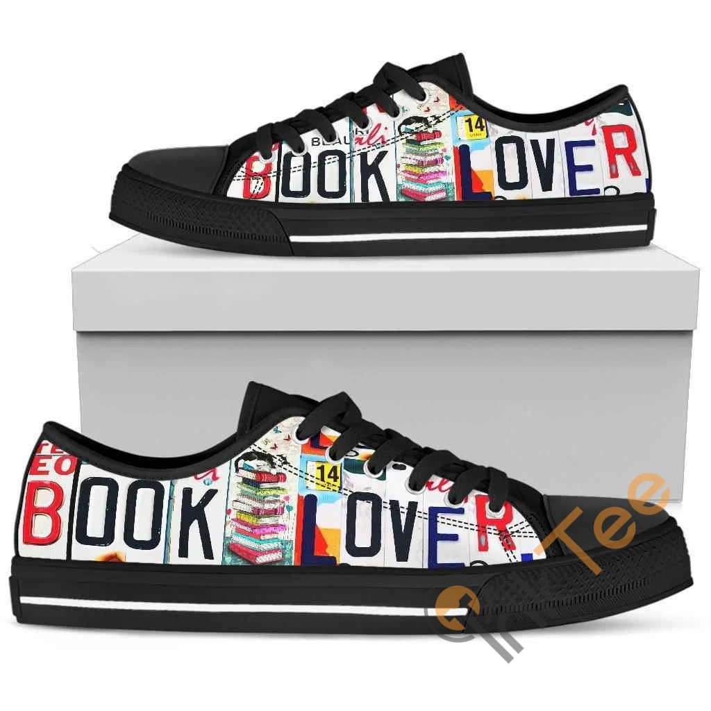Book Lover Low Top Shoes