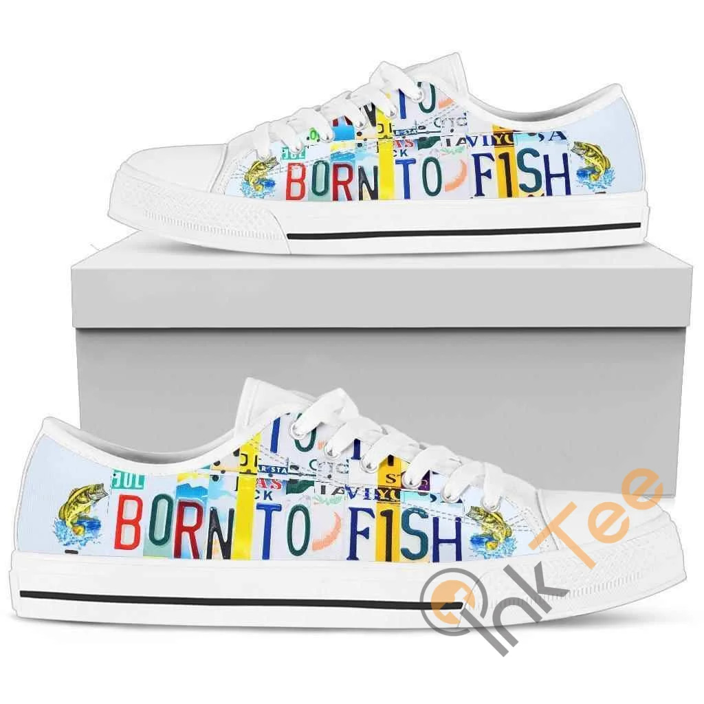 Born To Fish Low Top Shoes