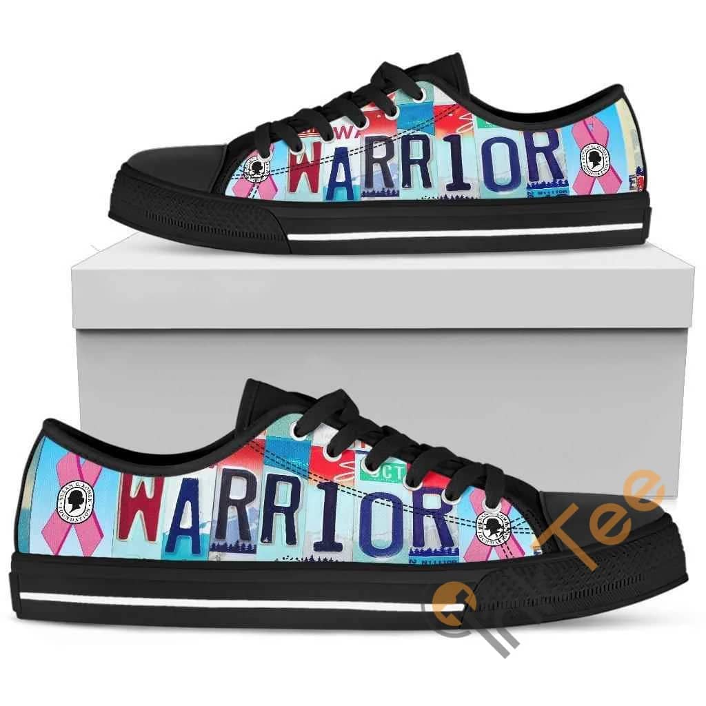 Breast Cancer Warrior Low Low Top Shoes