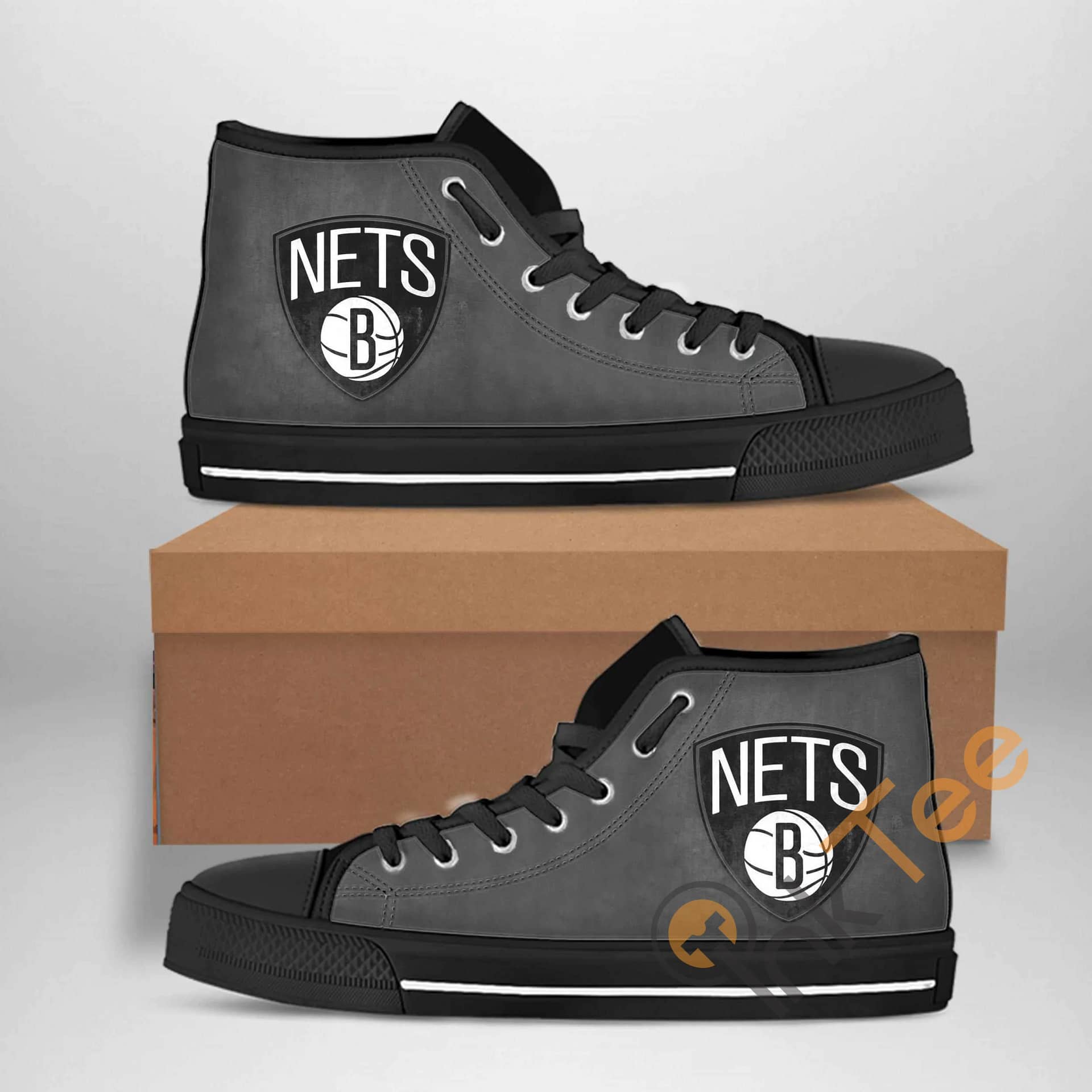 Brooklyn Nets Nba Basketball Amazon Best Seller Sku 1335 High Top Shoes